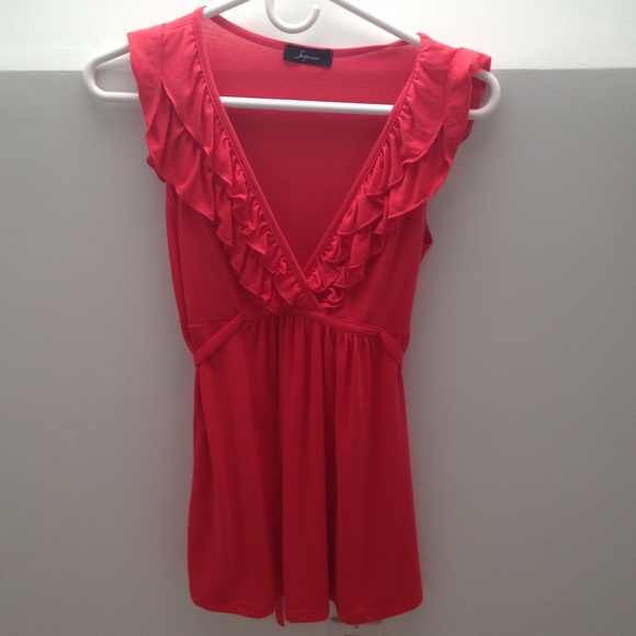 Coral shirt