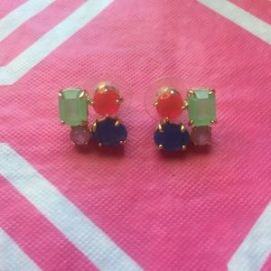 Kate Spade rainbow cluster earrings