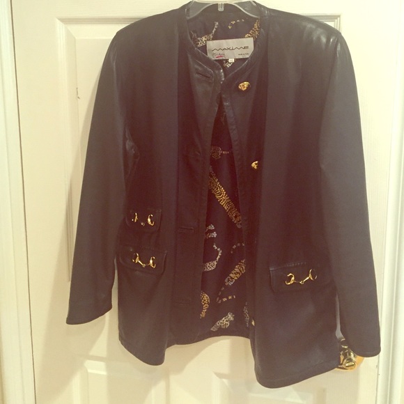Vintage genuine leather jacket