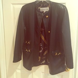 Vintage genuine leather jacket