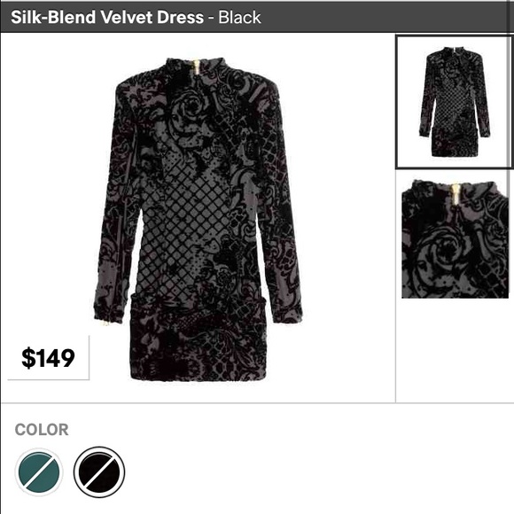 Balmain x h&m dress