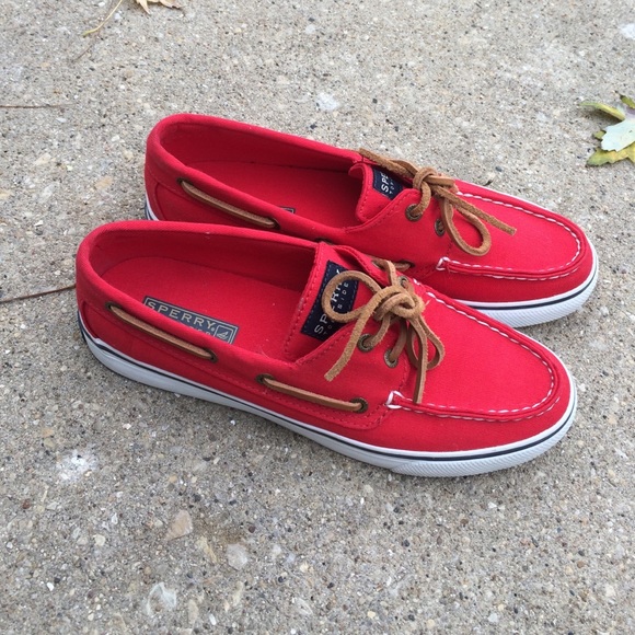 All red Sperries!