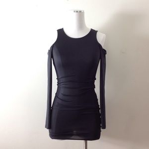 TopShop bodycon dress black size 2