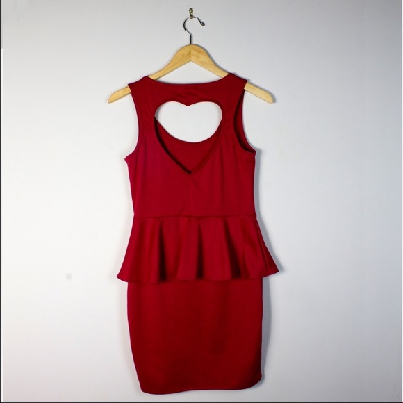 Cutout Peplum Dress MUST GO!! - Picture 2 of 4