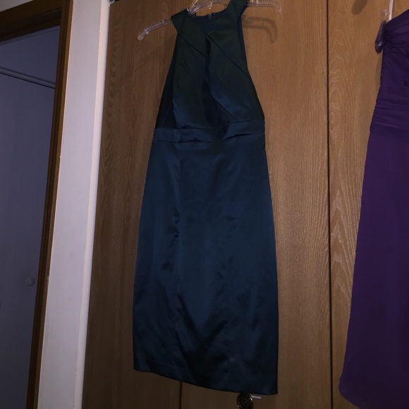 The Limited green dress, worn twice, satin