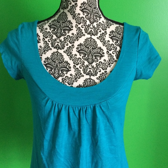 Scoop neck top juniors size med 7/9 - Picture 2 of 3