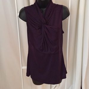 Silk purple Banana Republic blouse size m