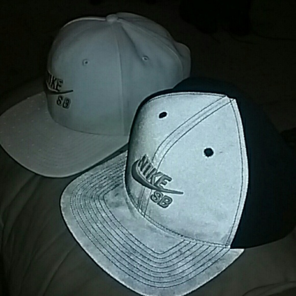two nike sb snapbacks