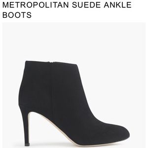 Jcrew Black Heeled Boots