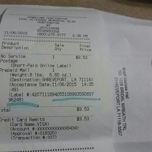 Verification of shipment