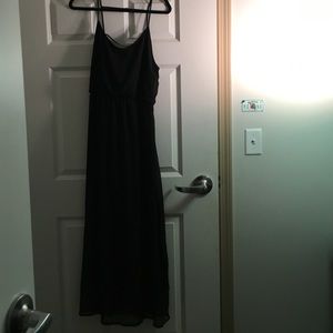 Black maxi dress