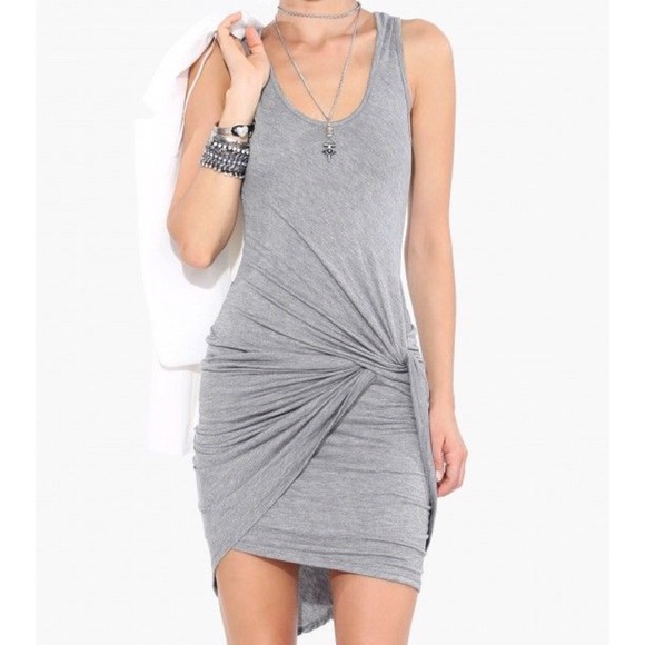 Dresses & Skirts - Knotted Grey Dress