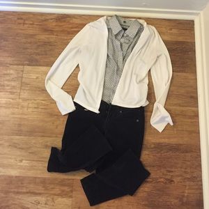 Express white sweater!