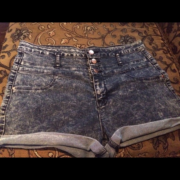 High Waisted Jean Shorts