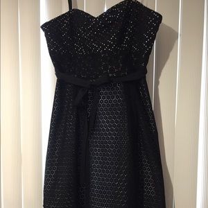 BCBG maxazria strapless a-line dress
