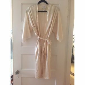 Saks Fifth Avenue Long Silk Robe