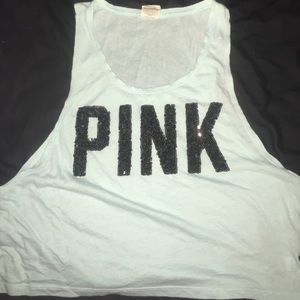 Victoria's Secret PINK Sequin Crop Top