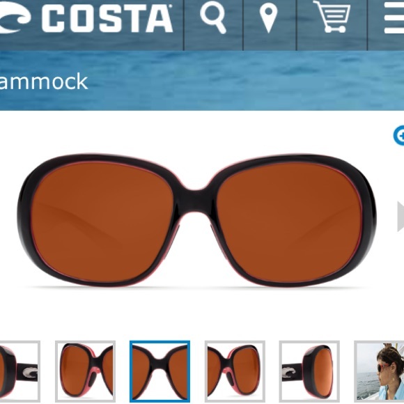 Costa Del Mar-Hammock black and pink - Picture 2 of 3