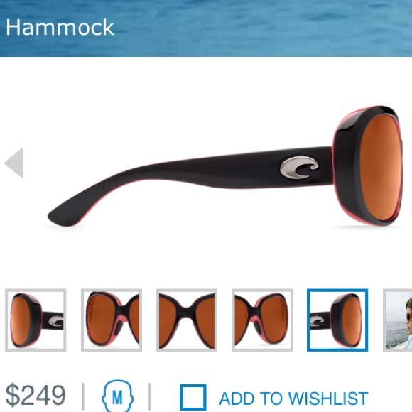 Costa Del Mar-Hammock black and pink - Picture 3 of 3