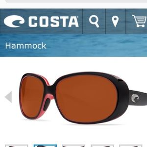 Costa Del Mar-Hammock black and pink