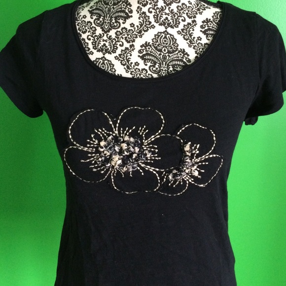 Ann Taylor Loft scoop neck top - Picture 2 of 3