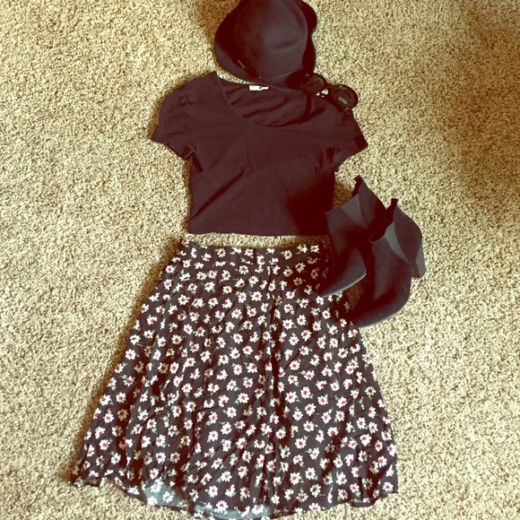 •SOLD• Vintage High Waist Skirt