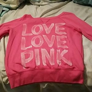 Love Pink Sweatshirt Medium