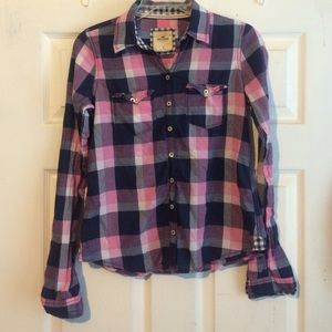 Hollister Plaid button up