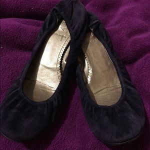 Size 10 j-crew purple flats