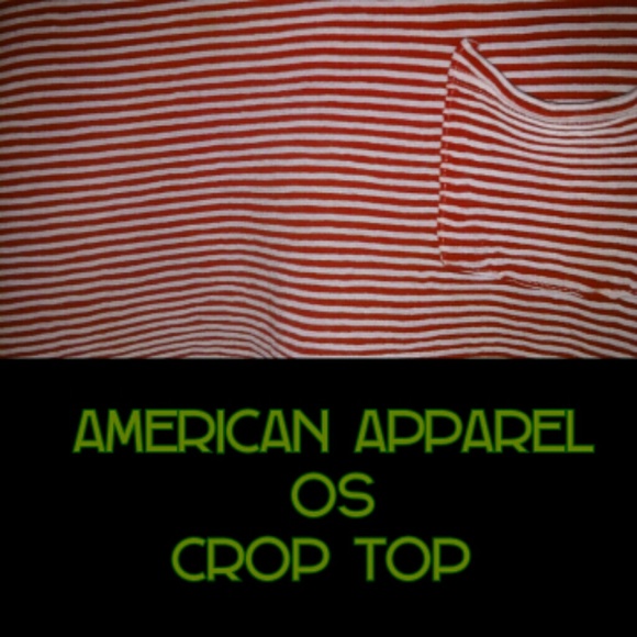 AMERICAN APPAREL CROP TOP