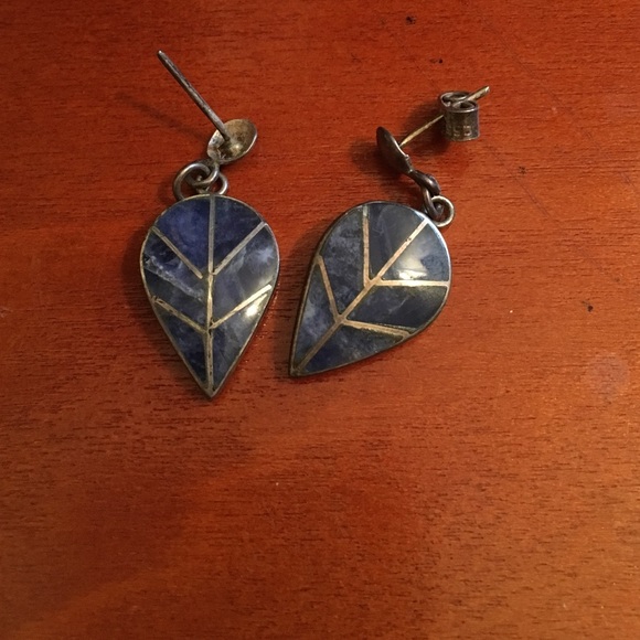 Beautiful blue earrings