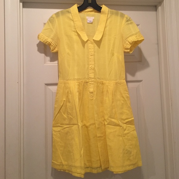 Yellow Button-up Dress
