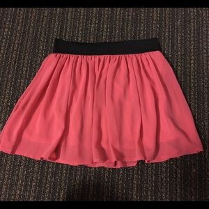 Pink skirt