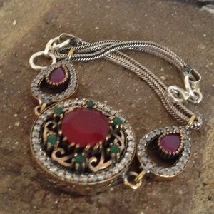 RUBY EMERALD TOPAZ BRACELETS