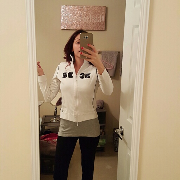Bcbg zipper sweatshirt