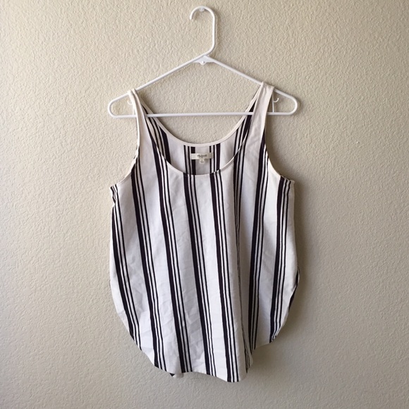 Madewell side slit tank