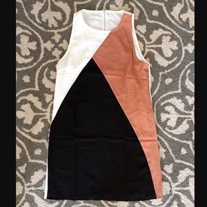 Dress with zipper back