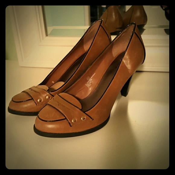 Brown heels