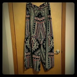 Printed palazzo pant