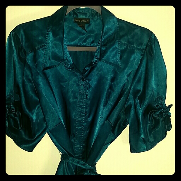 Lane Bryant Button down Top with Belt. Size 18/20