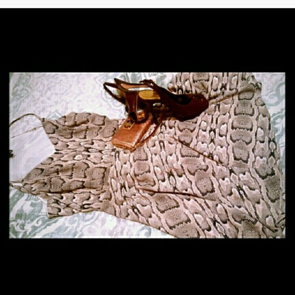 Express snakeskin print dress - Picture 2 of 4