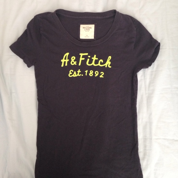 Abercrombie and Fitch Navy Tshirt - Picture 2 of 3