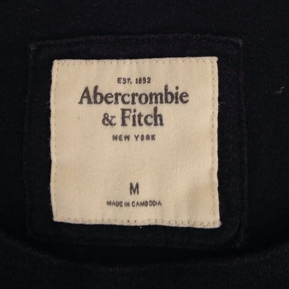 Abercrombie and Fitch Navy Tshirt - Picture 3 of 3