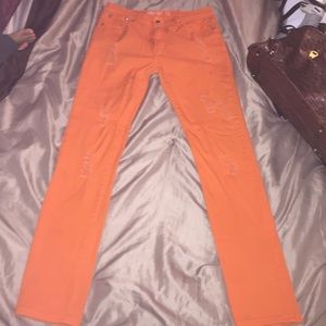 Orange pants