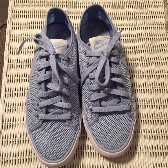Blue Nike Primo Court Mesh Sneakers