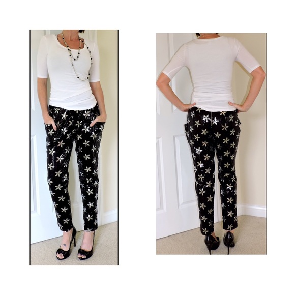 Festive sequin pants S M L - Picture 3 of 3