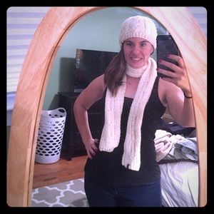 North Face scarf and hat