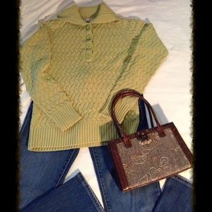 Green Liz Claiborne Sweater