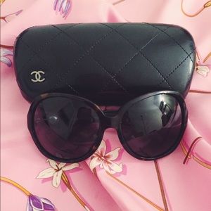 Chanel turquoise pearl sunglasses