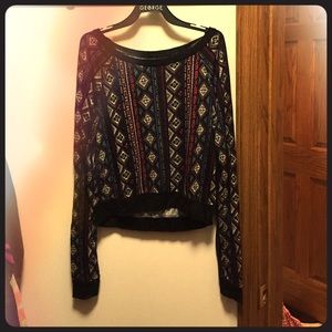 Long Sleeve Crop Top
